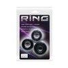 Cock Ring Triple Pack Black - 3 Sizes of Premium Silicone for Performance & Pleasure