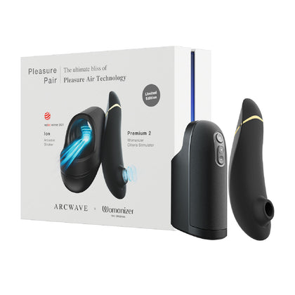 Arcwave Ion & Womanizer Premium 2 - Ultimate Pleasure Air Technology Duo