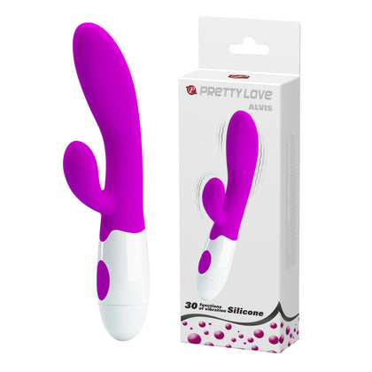 Battery Vibe Alvis: Luxurious Silicone Rabbit with 30 Vibrational Functions