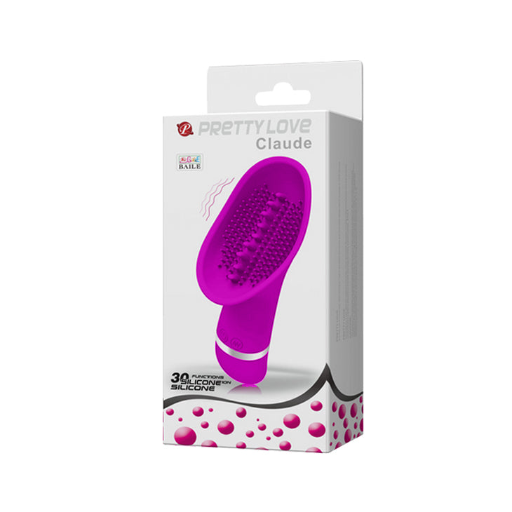 Claude Luxury Clit Tongue Vibrator in Purple - 163mm of Ecstatic Pleasure