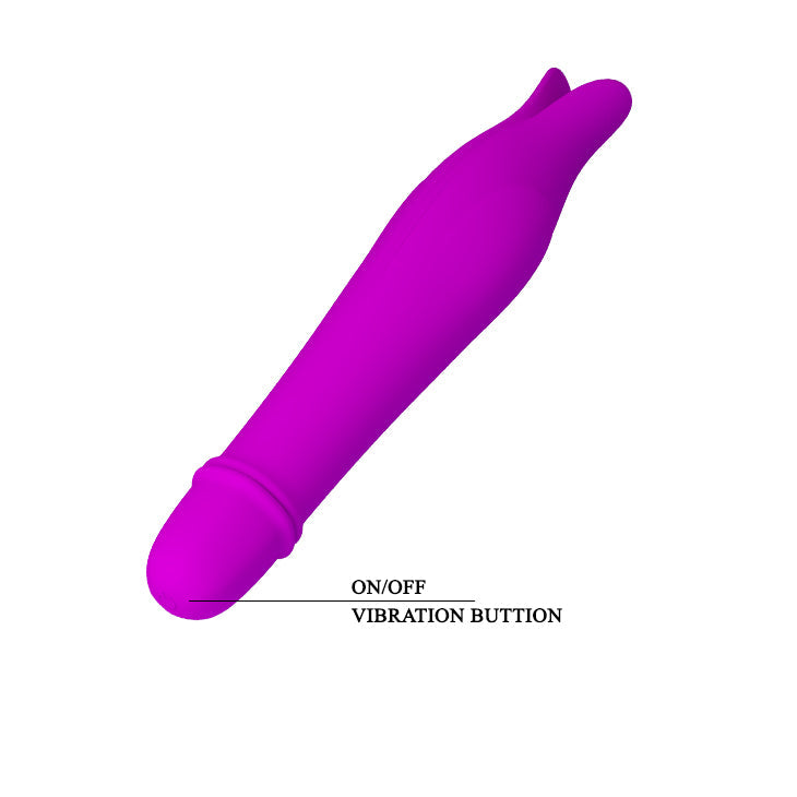 Edward Rechargeable Dolphin Vibrator - 10 Functions, G-Spot, Waterproof, 137mm
