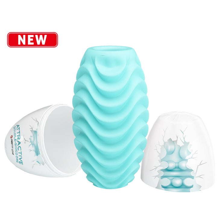 Fantastic Egg Hard Boiled Masturbator - Attractive Green, Double-Sided Sensation
