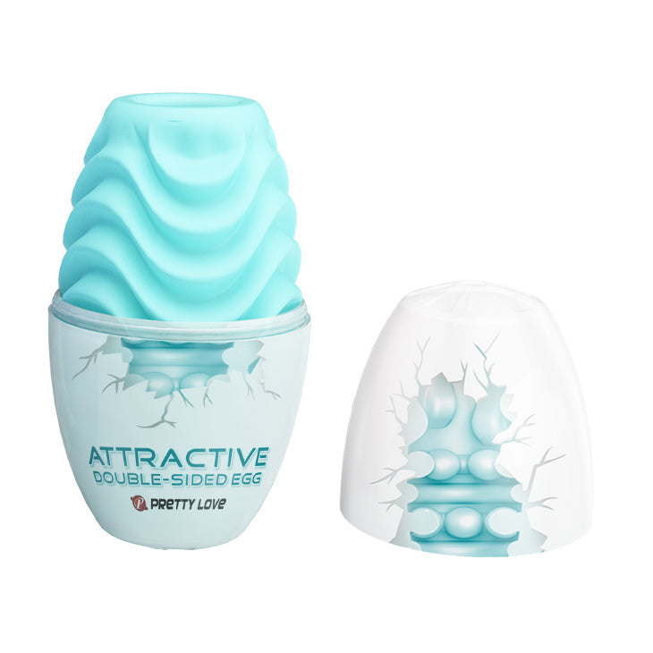 Fantastic Egg Hard Boiled Masturbator - Attractive Green, Double-Sided Sensation