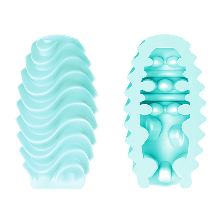 Fantastic Egg Hard Boiled Masturbator - Attractive Green, Double-Sided Sensation