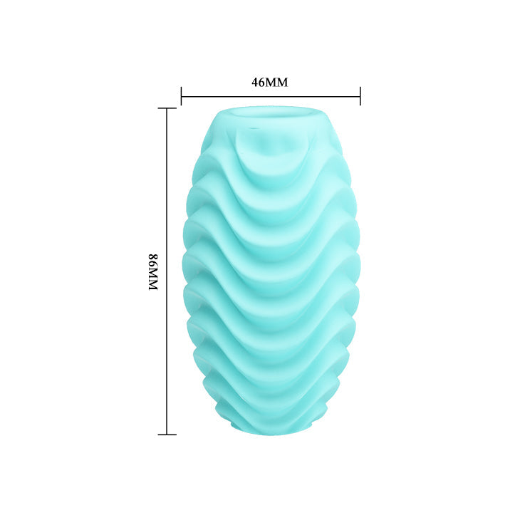 Fantastic Egg Hard Boiled Masturbator - Attractive Green, Double-Sided Sensation