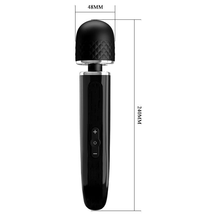 Charming Massager Black – Luxurious Rechargeable, 7 Vibration Functions, 5 Speeds