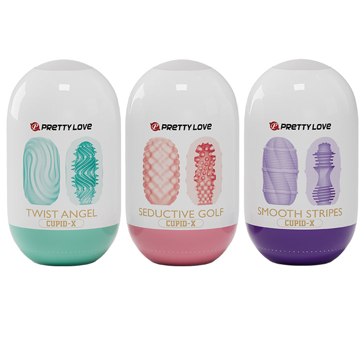 Cupid X Premium Masturbation Sleeve - Dual Tunnels, Waterproof, Phthalate-Free