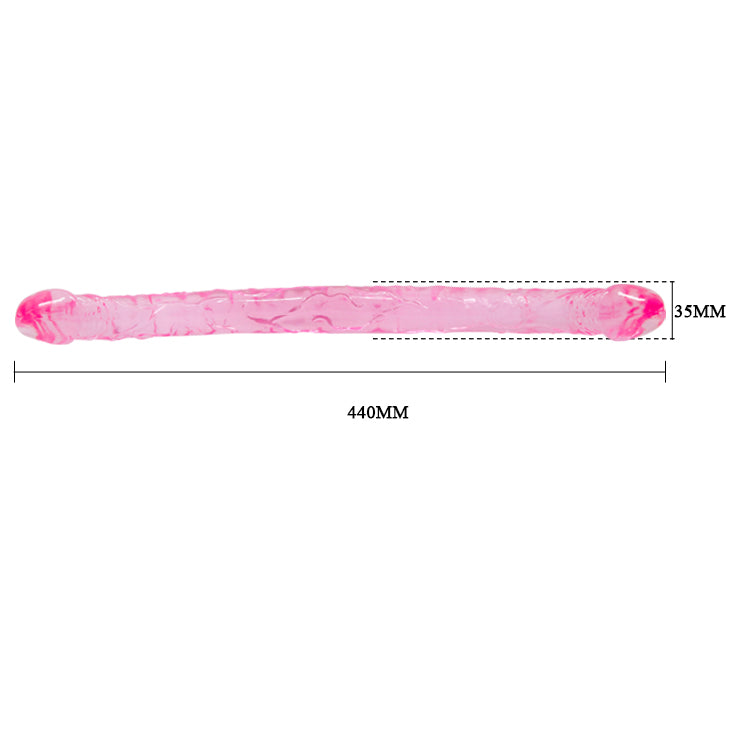 Double Dong by Luxuria - 18 Inch Flexible Double-Ended Dildo for Intense Pleasure