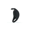 Cock Ring Rabbit Vibrator Black - Ergonomic, Rechargeable, 7 Vibrations for Ultimate Pleasure