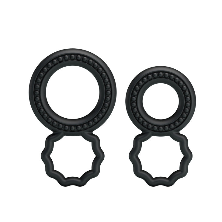 Luxure Cock Ring Dual Pack - Premium Silicone for Stronger Erection & Blissful Control
