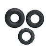 Cock Ring Triple Pack Black - 3 Sizes of Premium Silicone for Performance & Pleasure