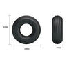 Cock Ring Triple Pack Black - 3 Sizes of Premium Silicone for Performance & Pleasure