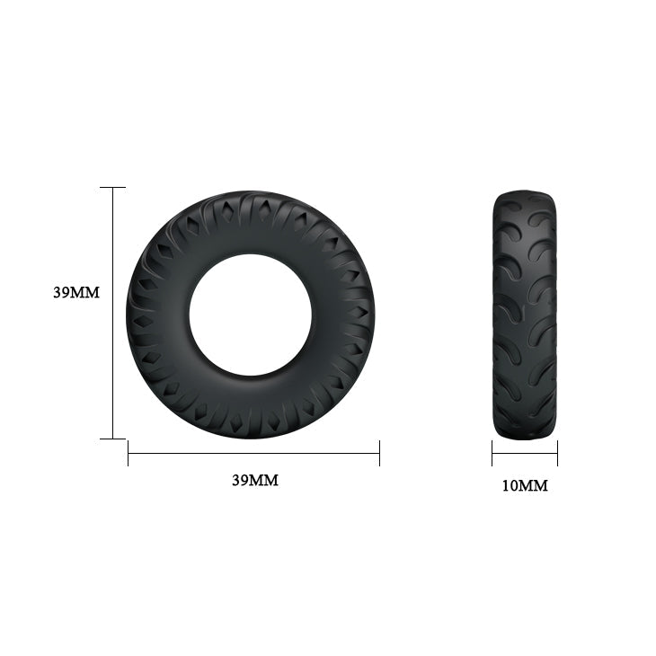 Cock Ring Triple Pack Black - 3 Sizes of Premium Silicone for Performance & Pleasure
