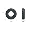 Cock Ring Triple Pack Black - 3 Sizes of Premium Silicone for Performance & Pleasure