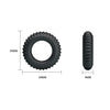 Cock Ring Triple Pack Black - 3 Sizes of Premium Silicone for Performance & Pleasure