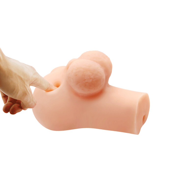 Jack Flesh Vibrating Masturbator - Ribbed TPR Design for Ultimate Pleasure and Comfort