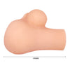 Jack Flesh Vibrating Masturbator - Ribbed TPR Design for Ultimate Pleasure and Comfort