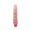 Flexi Spine Vibrator Spiraled Flesh - Bendable, Multi-Speed, Lifelike Pleasure Tool