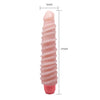 Flexi Spine Vibrator Spiraled Flesh - Bendable, Multi-Speed, Lifelike Pleasure Tool
