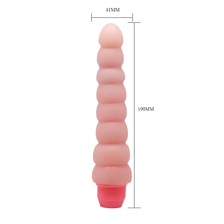Flexi Spine Ribbed Vibrator - Bendable Shaft with 7 Vibrating Functions