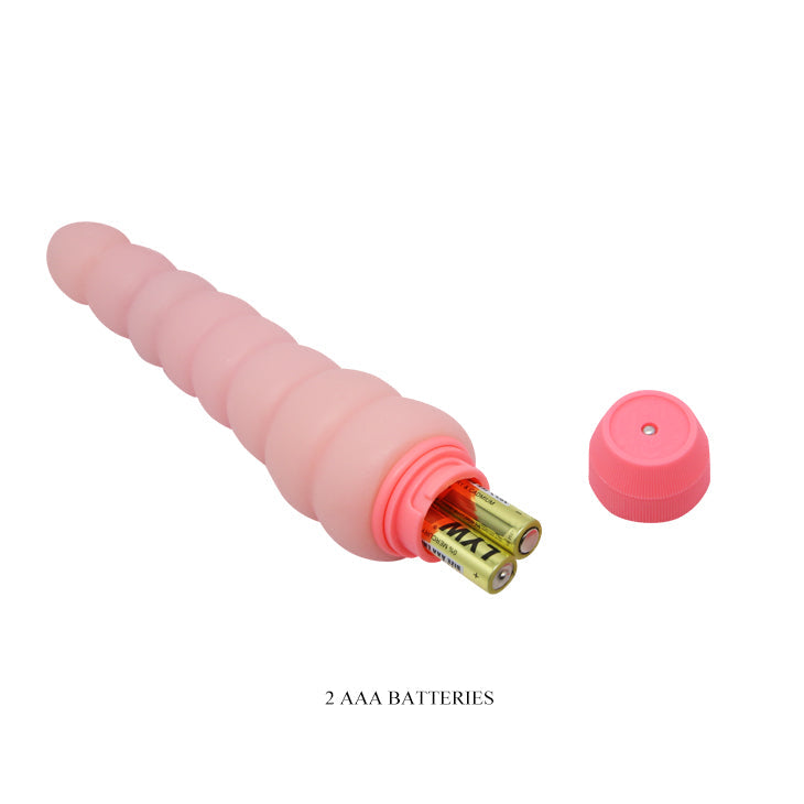 Flexi Spine Ribbed Vibrator - Bendable Shaft with 7 Vibrating Functions