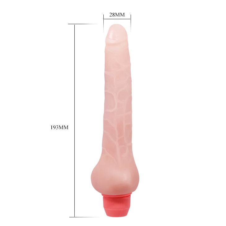 Flexi Vine Sensual Spine Flesh - Luxurious Multi-Speed Vibrator, Bendable Design