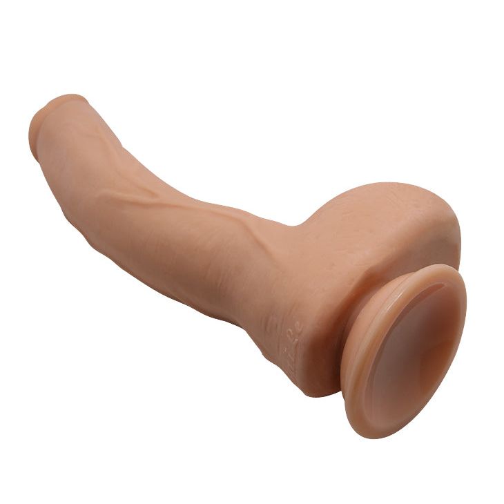 G Spot Curved Dildo by Metro - Realistic TPR, Suction Base, Luxurious Pleasure