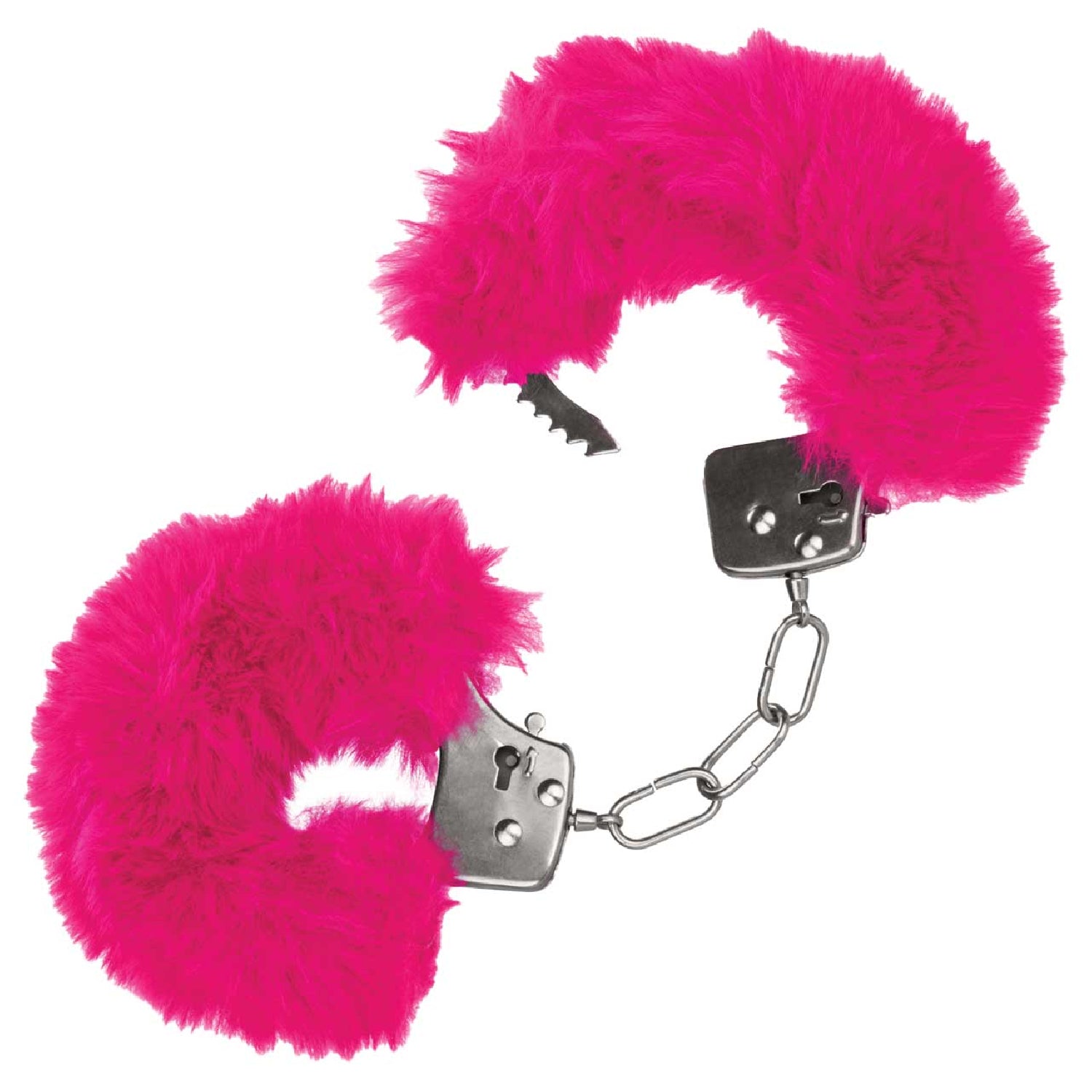 Luxurious PleasureCo Ultra Fluffy Furry Cuffs - Adjustable Unisex Bondage Restraints