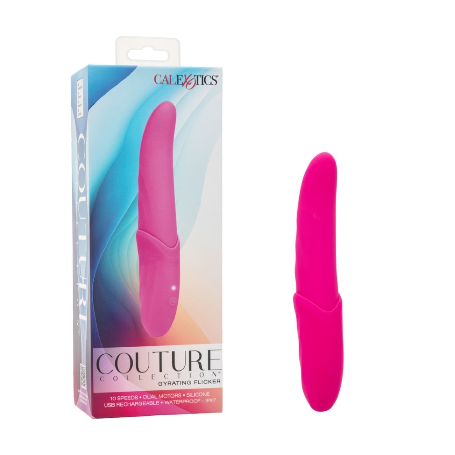 Couture Collection Gyrating Flicker - Dual Motor Massager for Ultimate Pleasure