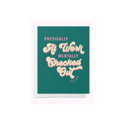 Physically at Work Summer Holiday Cards 5PK - Elegant 10.5cm x 14.8cm Design