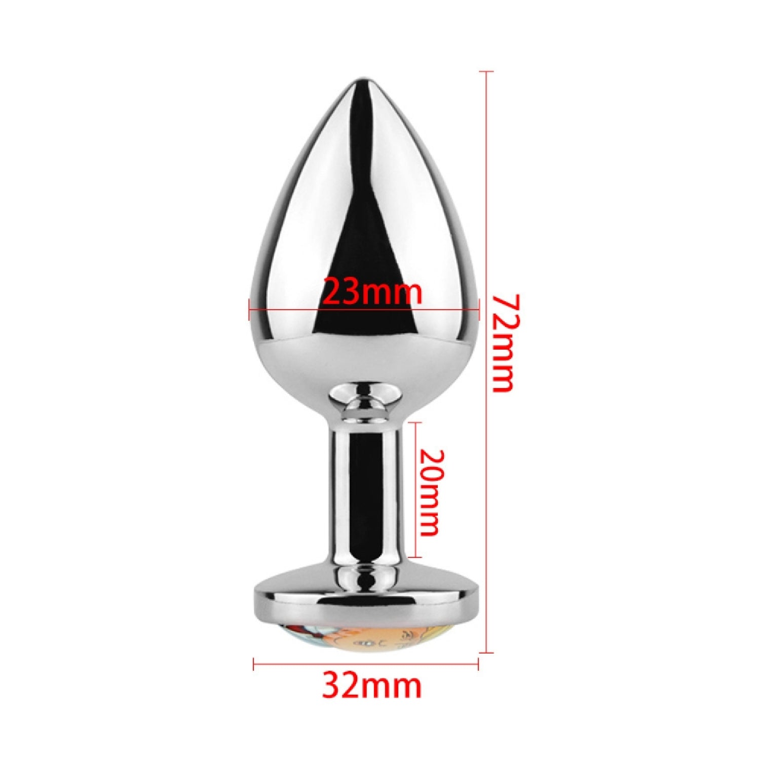 Luxurious Anal Butt Plug by Metro - Ergonomic, Silicone, 4