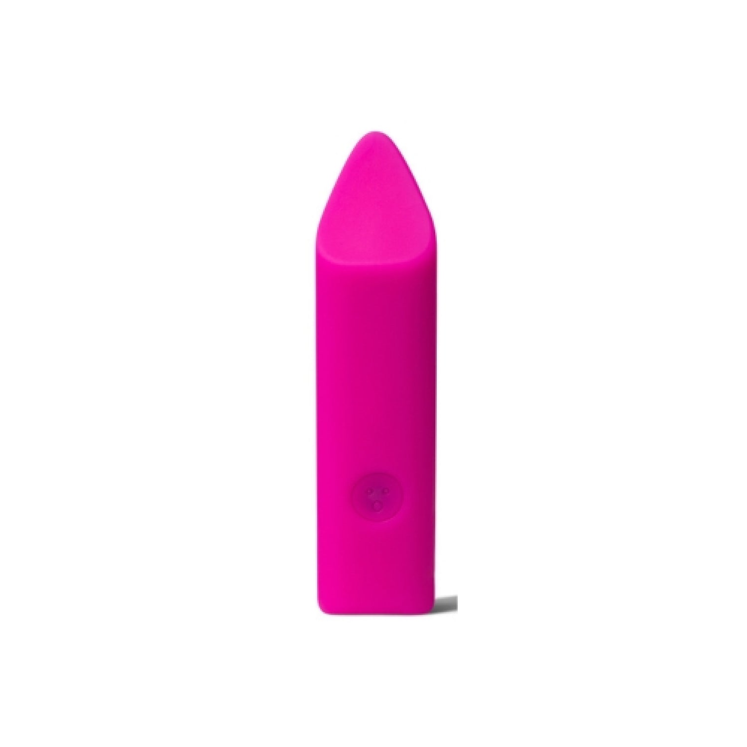 Zig Plum Compact Vibrator - Ergonomic Triangular Design in Luxurious Silicone