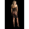 Star Rhinestone Dress OS - Black | Luxe Rhinestone Lace Tube Dress for All Sizes
