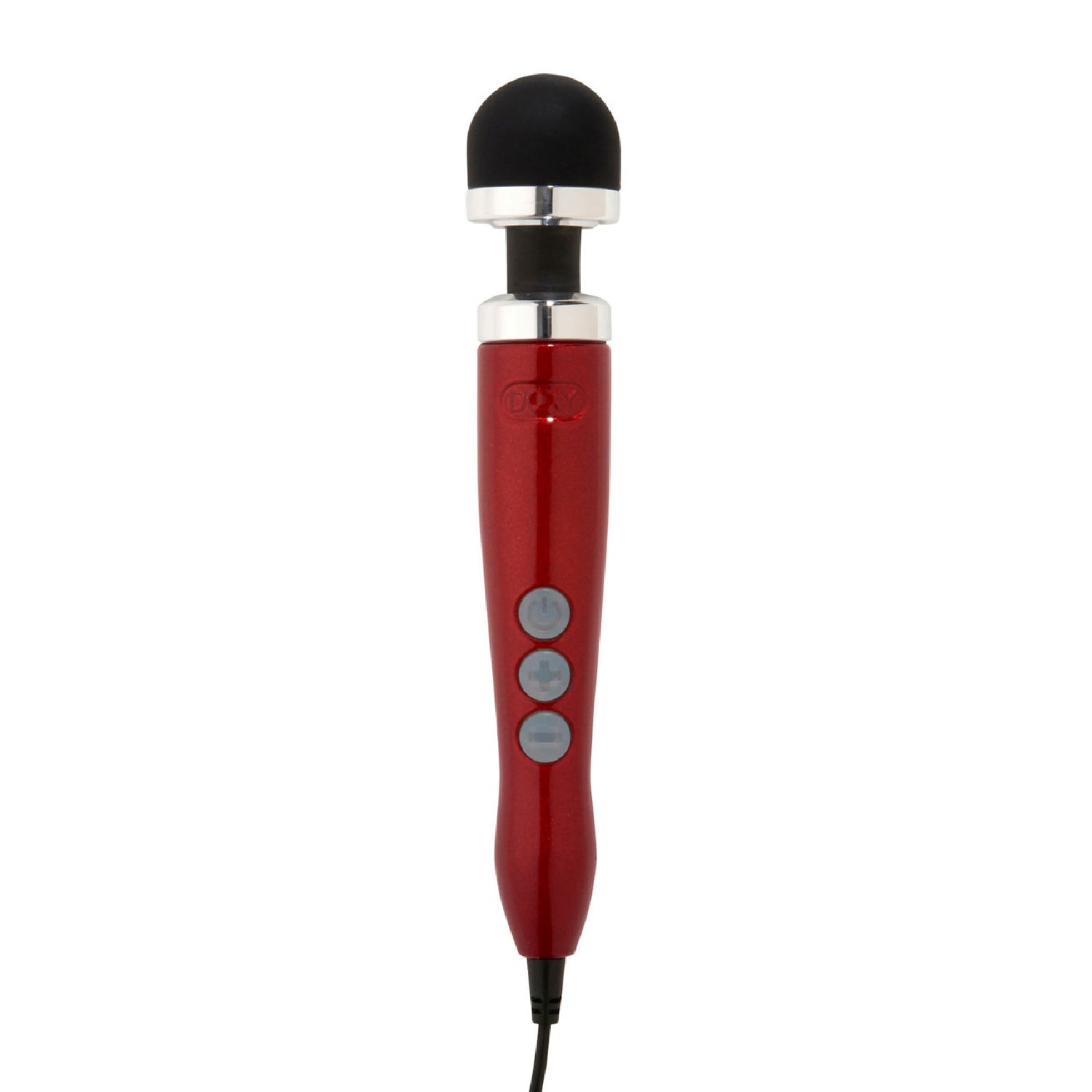 Doxy Number 3 Matte Black: Powerful Mini Wand Massager for Luxe Pleasure Anytime