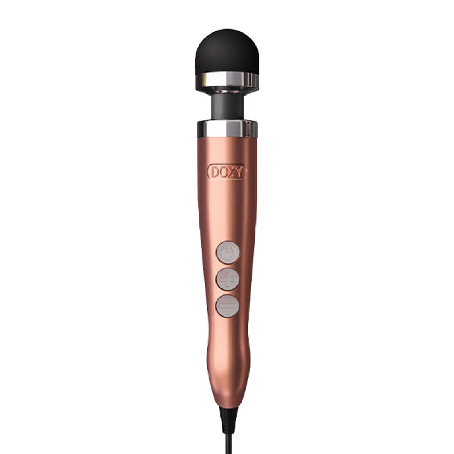 Doxy Number 3 Matte Black: Powerful Mini Wand Massager for Luxe Pleasure Anytime