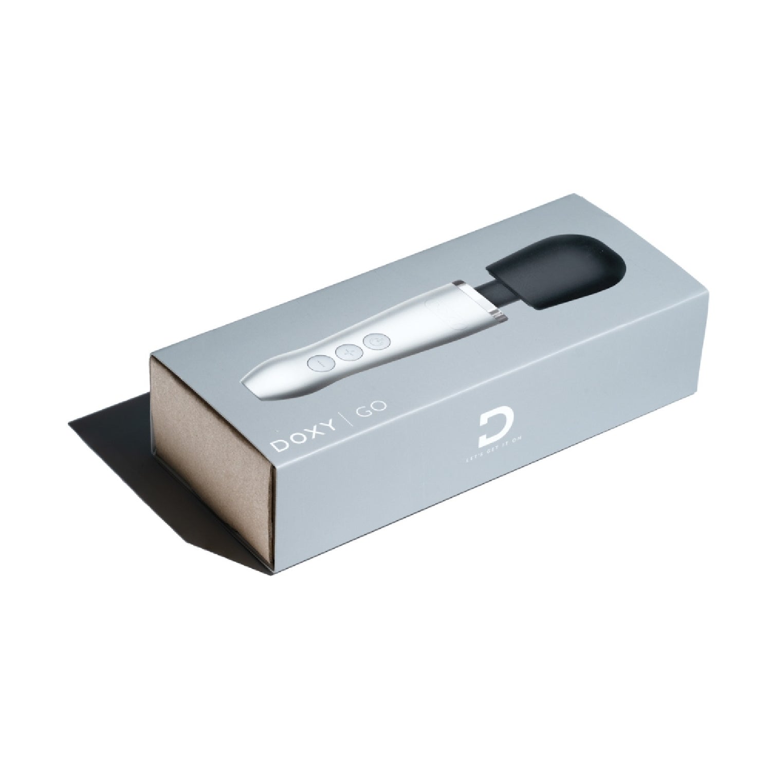 Doxy Go Brushed Metal: Compact, Travel-Ready Powerful Wand Vibrator