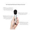Doxy Go Brushed Metal: Compact, Travel-Ready Powerful Wand Vibrator
