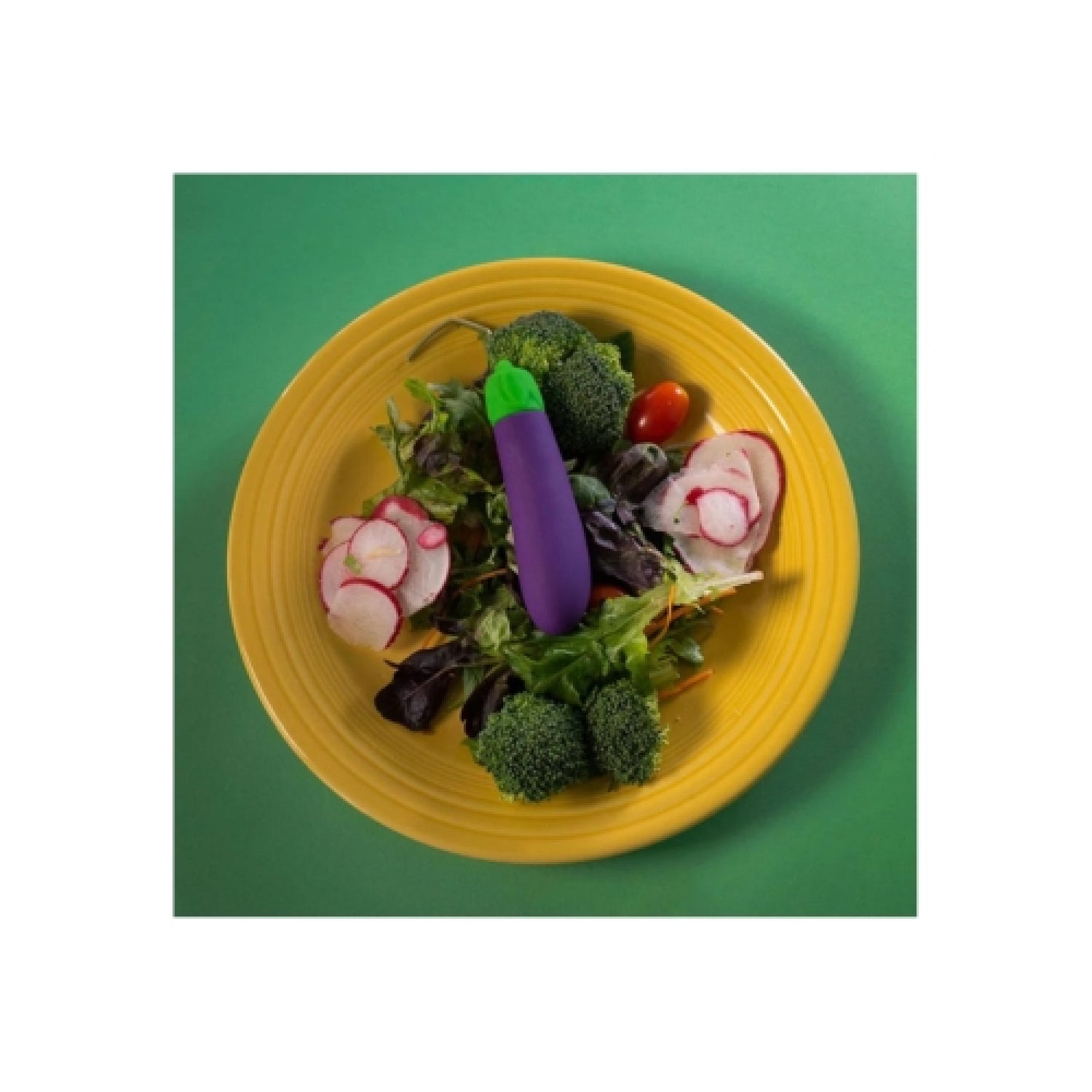 Eggplant Emojibator: Luxurious Waterproof Vibrator with 10 Sensational Patterns