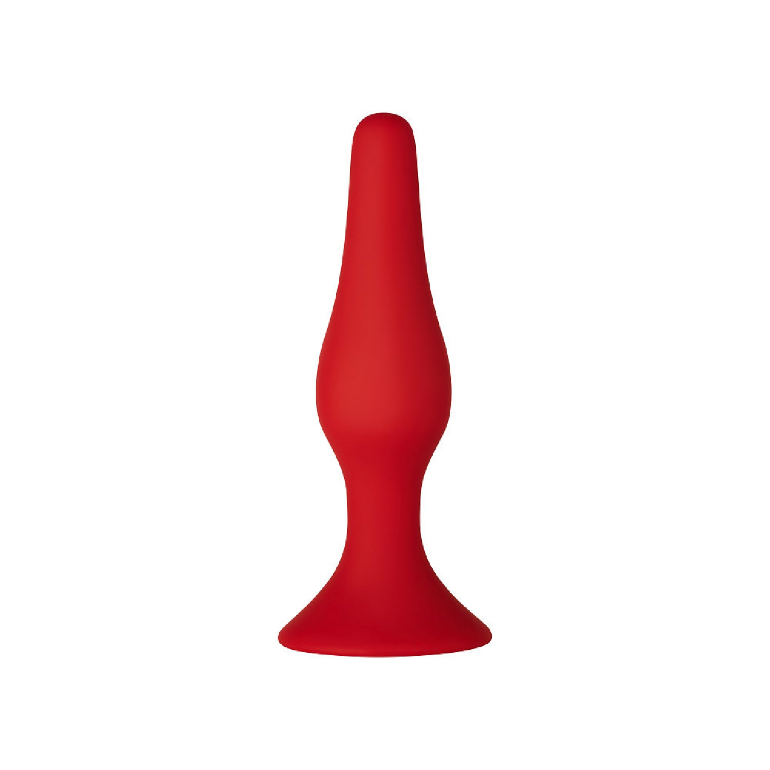 Forto Lungo Red S Anal Plug - Premium Silicone, Tapered Design for Ultimate Pleasure