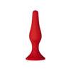 Forto Lungo Red S Anal Plug - Premium Silicone, Tapered Design for Ultimate Pleasure