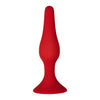 Forto Lungo Red S Anal Plug - Premium Silicone, Tapered Design for Ultimate Pleasure