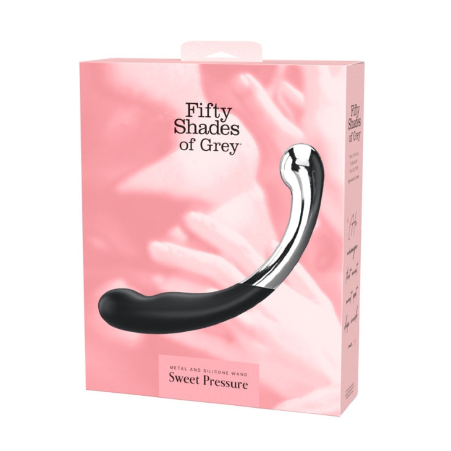 Fifty Shades of Grey Sweet Pressure Wand - Dual Stimulation Metal & Silicone Elegance