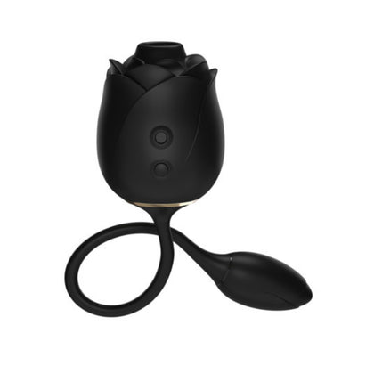 Fifty Shades of Grey Dark Blushing Rose: Dual Stimulation Vibrating Egg & Clitoral Suction, 10 Modes, Waterproof