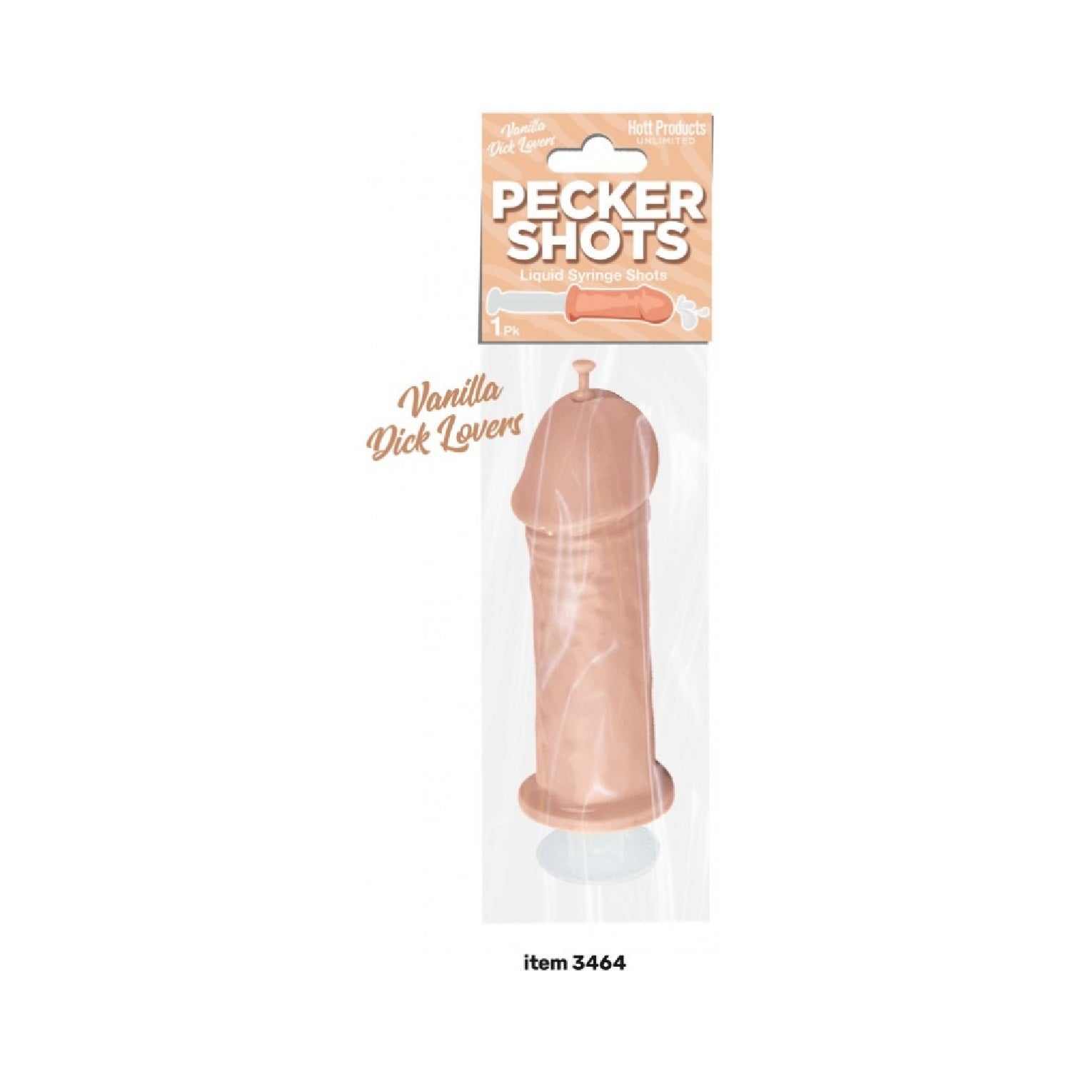 Delightful Flesh-Colored Pecker Shot Syringe - 3 oz Fun Dispenser for Celebrations