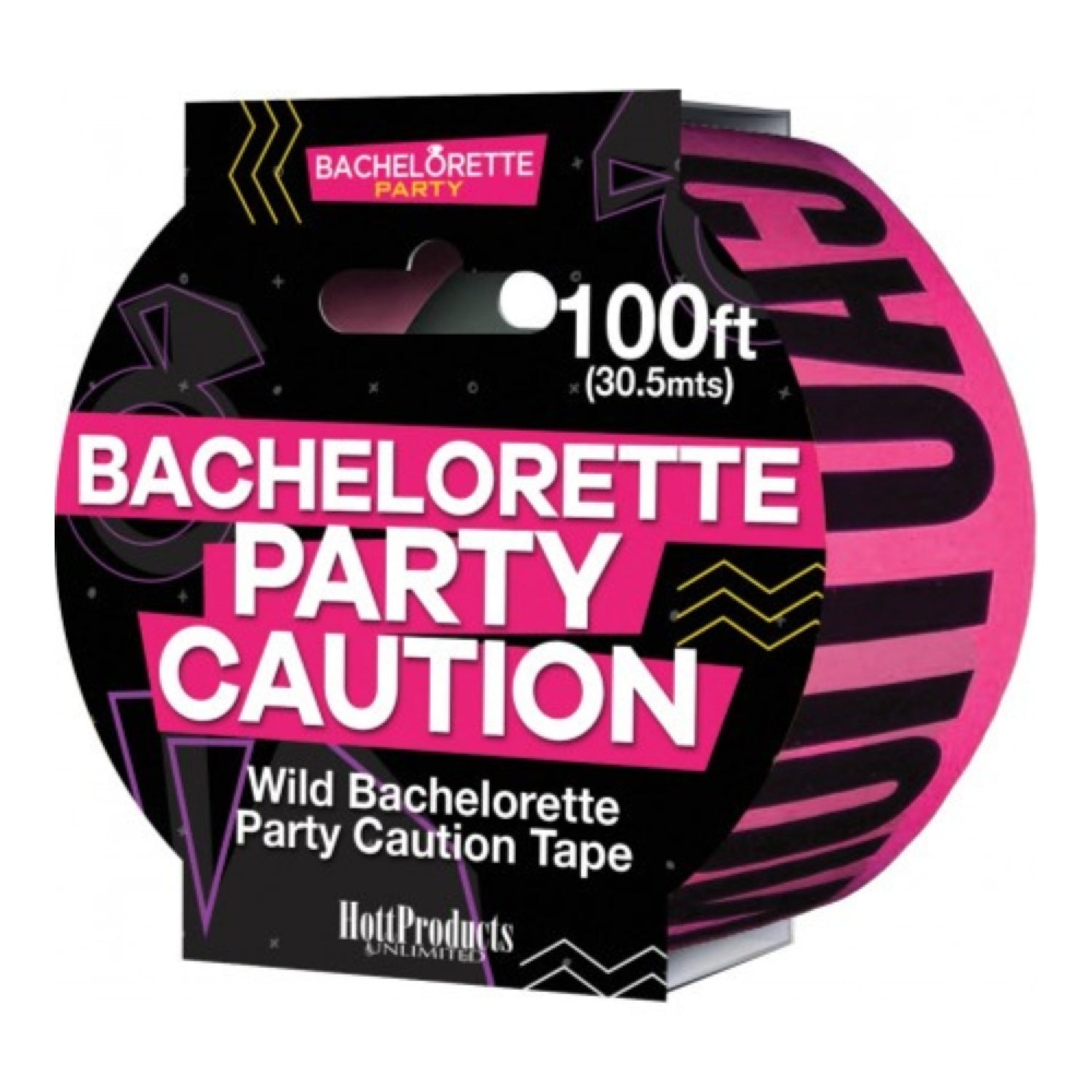 Wild Bitches Party Caution Tape - 100 ft of Vibrant Humor for Unforgettable Celebrations
