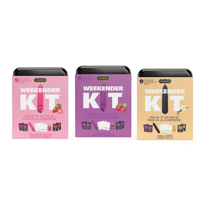 Kama Sutra Vibe Weekender Kit: Mini Bullet Vibe, 10 Vibrations & 5 Flavors