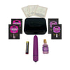 Kama Sutra Vibe Weekender Kit: Mini Bullet Vibe, 10 Vibrations & 5 Flavors