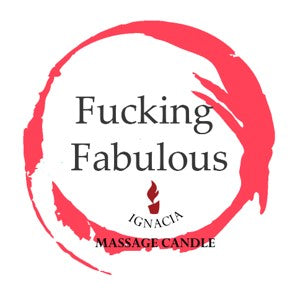 Fucking Fabulous Hand Poured Massage Candle - Luxurious Cinnamon & Apple Bliss