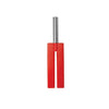 Ouch! Premium Red Leather Slit Paddle - Luxurious BDSM Tool for Passionate Play