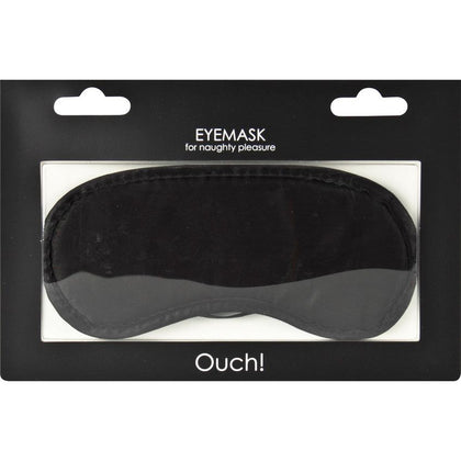 Seductive Soft Eyemask Black - Luxurious Comfort for Intimate Nights & Exploration